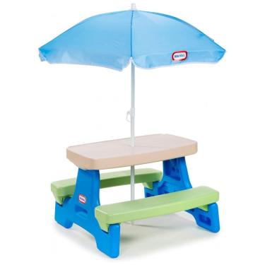 Imagem de Mesa de Piquenique com Guarda Chuva para até 6 Crianças, Little Tikes