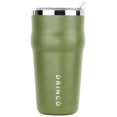 Imagem de Copo Térmico 600 mL para Cerveja, Café com Isolamento a Vácuo, DRINCO, Verde