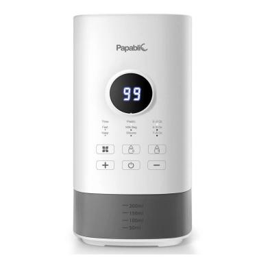 Imagem de Aquecedor de Mamadeira para Leite Materno ou Fórmula, 110V, Papablic Pro, Branco