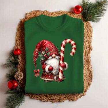 Imagem de Camiseta Unissex Natal Personalizada Doende Do Papai Noel Festa - NoBr