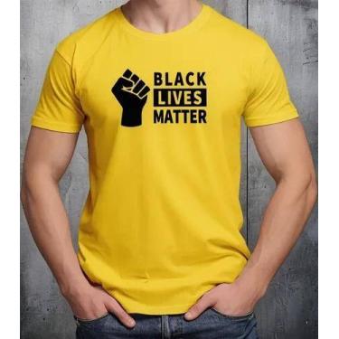 Imagem de Camiseta Camisa Adulto Feminina Masculina Algodão Consciência Negra Bl