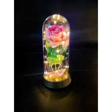 Imagem de Luminária A Rosa Encantada A Bela e A Fera Média 100 peças Atacado - A