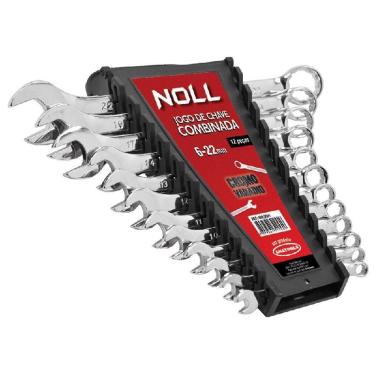 Imagem de Jogo De Chaves Combinadas 6-22Mm 12 Peças  408,0001  - Noll