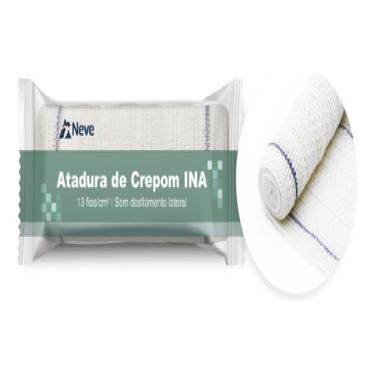 Imagem de Atadura Crepom Ina 13f-10cmx1,8m - Kit 96 Rolos - Neve