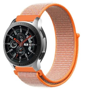 Imagem de Pulseira de nylon de 22 mm para Samsung Galaxy Watch 3 de 45 mm/Galaxy Watch de 46 mm/Gear S3 Frontier/Classic, pulseira de substituição esportiva de liberação rápida para Garmin Venu 3/Venu 2