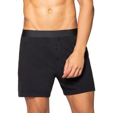 Imagem de Cueca Samba Canção Lupo 18610-001, Preto, M