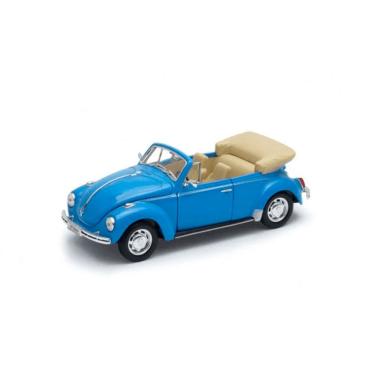 Imagem de Miniatura Carro 1971 Volkswagen Fusca Conversível 1:24 Welly