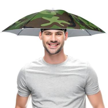Imagem de Chapéu de guarda-chuva NOUCCI 68 cm de camuflagem leve e portátil