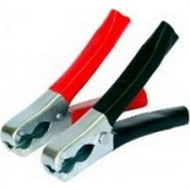 Imagem de Garra Bateria Com Manopla 300A. 1 Par Vermelha+Preta - UEDA / AKIYOSHI