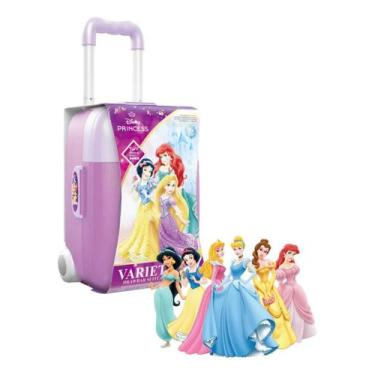 Imagem de Mala de Viagem e Penteadeira 2 em 1 Princesas Disney Multikids BR2192