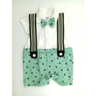 Imagem de Macacão Curto Infantil Menino Muleka Sapeka - Ref 2723-Masculino