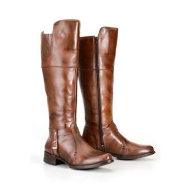 Imagem de Bota Country Texana Montaria Salto Baixo Cano Longo Capelli-Feminino