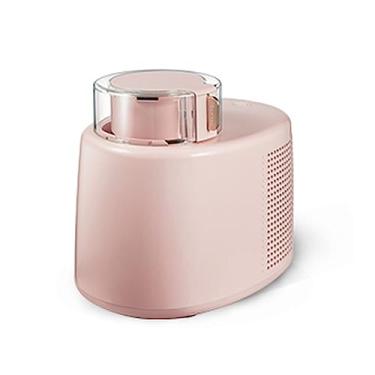 Imagem de Máquina de Raspadinha Máquina de Sorvete para Casa Conveniente Pequena Automática Iogurte Frutas Faz Sorvete Cremoso(Pink)