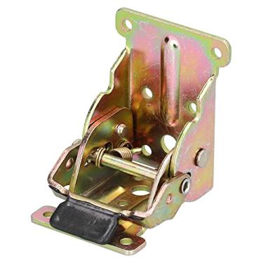 Imagem de Dobradiça de perna dobrável com travamento automático Dobradiça de mesa de 90 graus Níquel resistente liga de aço Nylon Móveis para mesas de jantar Armários Janelas