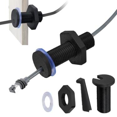 Imagem de Dikiwodark Passagem/ilhós de cabo RV para Starlink (preto, 75 mm/2 peças)