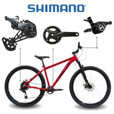 Imagem de Bicicleta Aro 29 Absolute Nero 5 Shimano Deore 12v Freio Hidráulico 19 Vermelho