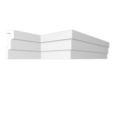 Imagem de Roda Teto Up233 Perfil de Poliestireno HomEstar - caixa com 2 m - Branco