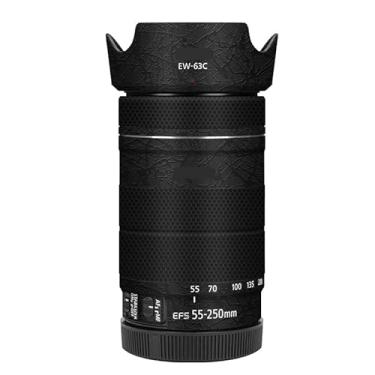 Imagem de EFS 55-250 4-5.6 Película de vinil adesivo protetor para câmera para Canon EF-S 55-250 mm F4-5.6 é STM III Acessórios de fotografia (Splash Ultra Preto)