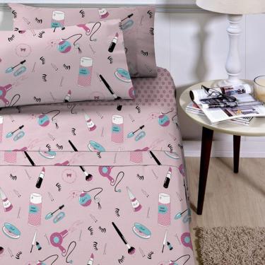 Imagem de Jogo De Lençol Planeta Mágico Solteiro 3 Peças Infantil Estampado - Make - 100% Poliéster