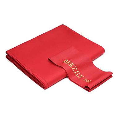 Imagem de BEKZILY Conjunto de toalhas de mesa de bilhar 300 2,7 m (2,4 m, vermelho)