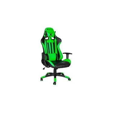 Imagem de Cadeira Gamer Xtrike Me GC-905, Até 120kg, Reclinável, com Almofadas, Cilindro de Gás Classe 2, Verde - GC-905