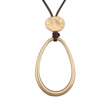 Imagem de joymiao Colares Boho para mulheres, cordão com pingente, colar longo de prata, vintage, suéter, joias hippie, presentes para mulheres e meninas, Couro sintético, Sem Pedra Preciosa