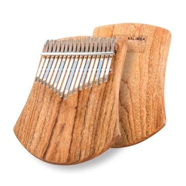 Imagem de Piano de polegar portátil Kalimba de 17 teclas kalimba profissional