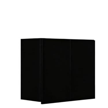 Imagem de Armário Multiuso De Parede Aéreo Cores (2 PORTAS,PRETO)