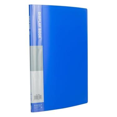 Imagem de Pasta Catálogo, Deli, Ofício, 10 envelopes, 0,5 mm, Azul