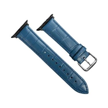 Imagem de Pulseira De Couro De Alta Qualidade Para Apple Watch Series 6 SE 5 4 3