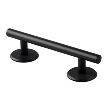 Imagem de simhoa Trilho redondo para skate de dedo, brinquedo inovador com barra redonda, acessório para treinamento de movimento pontas dos dedos, Preto 15cm