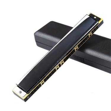 Imagem de Gaita profissional 28 furos ampla gama C gaita adulto iniciante polifônico nível de desempenho profissional