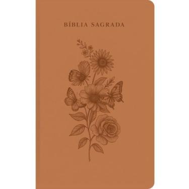 Imagem de Bíblia Sagrada  NVT  Terracota Floral - Publicações Cordeiro