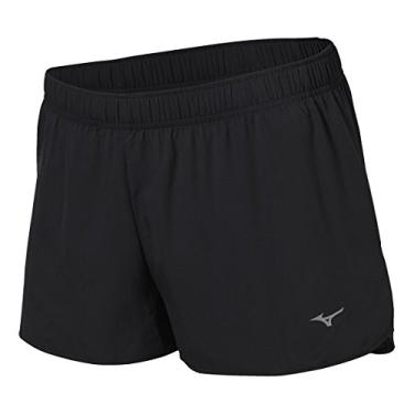 Imagem de Mizuno Short masculino Running Outlaw 1.5, preto-carvão, GG