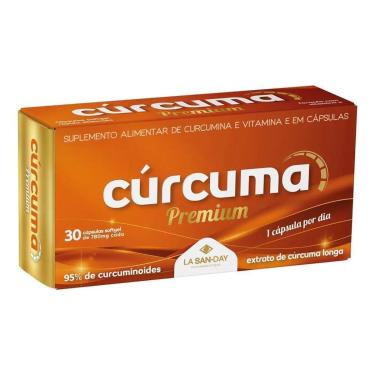 Imagem de Cúrcuma Premium 30 Cápsulas La San Day-Unissex