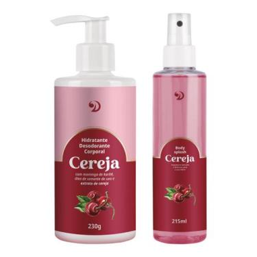 Imagem de Kit Body Splash e Hidratante Dokmos Cereja