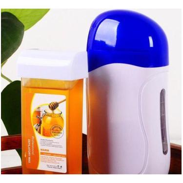 Imagem de Kit Rolo Depilatório+cera Roll On 100g Para Depilação A Cera - oem