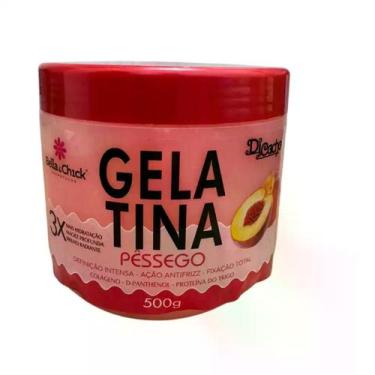 Imagem de Gelatina Bella Chick Dicacho Pessego 500G