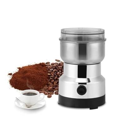 Imagem de Moedor de Café Elétrico Portátil – Triturador de Grãos Compacto com Lâmina em Aço Inoxidável (Moedor de pó)