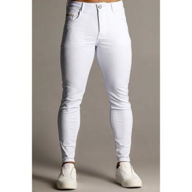 Imagem de Calça Branca Skinny Masculina Codi Jeans Basica Prensada-Masculino