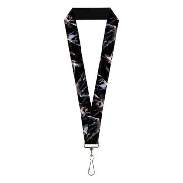 Imagem de Cordão Batman 4 Poses de ação vívida preto