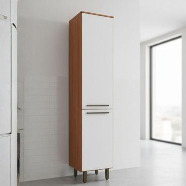 Imagem de Armário De Cozinha Paneleiro 2 Portas Grécia Madeirado/off White