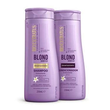 Imagem de Kit Bio Extratus Blond Bioreflex Shampoo, Condicionador