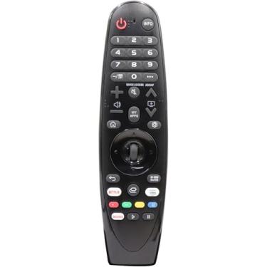 Imagem de Controle remoto de substituição para Smart TVs Magic – Compatível com LG Android TV com controle de voz – Teclas de atalho para Netflix, Prime Video, Disney+, YouTube (LG AKB75855501)