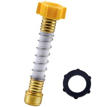 Imagem de Mejiao Protetor de mangueira flexível, extensão de mangueira de água RV e protetor de torneira - Elimina crimpagem e tensão de mangueira nas conexões de água, adaptador de mangueira flexível para