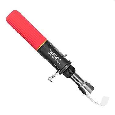 Imagem de Solder-It Red Ultra Therm Flameless Heat Gun (MJ-950) | Cordless Heat Gun with Wide Nozzle | Heavy Duty with 20 mL Butane Refill Tank | Mini Heat Gun for Crafts, Heat Shrink, and PVC Bending