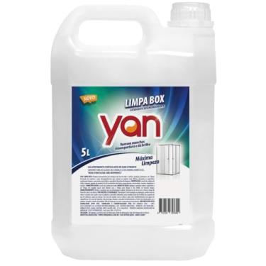 Imagem de Limpa Box Detergente Desengordurante 5 Litros, Remove Manchas e Dá Brilho, Para Boxes de Vidro e Acrílico
