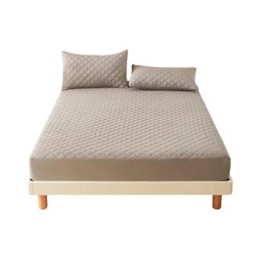 Imagem de Capa De Colchão 3D Em Tecido Respirável E Impermeável, Lençol Ajustáve