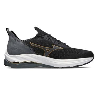 Imagem de Tênis Mizuno Wave Zest - Masculino - 44 - Preto-Cinza-Masculino