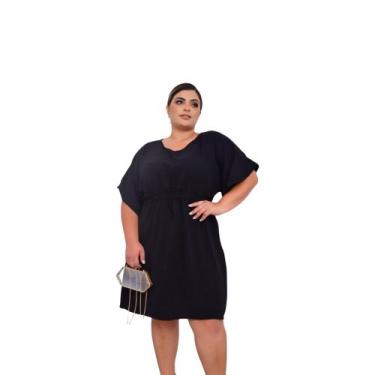 Imagem de Vestido Feminino Plus Size Soltinho Tamanho Grande G1 G2 G3 - Anne Gue